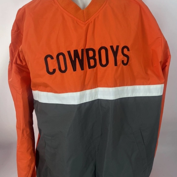 Oklahoma State University Cowboys Franchise Club Pullover Windbreaker Jacket XL - Picture 1 of 3